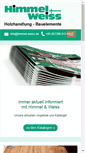 Mobile Screenshot of himmel-weiss.de